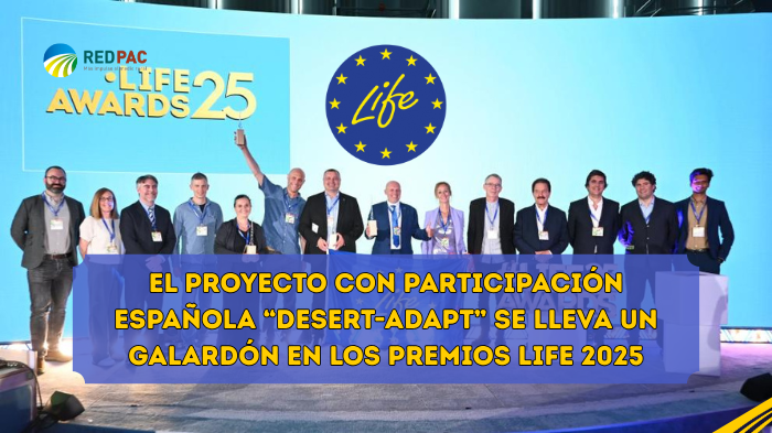 El proyecto con participación española “Desert-Adapt” gana el Premio “Acción por el Clima” en los Premios LIFE 2025