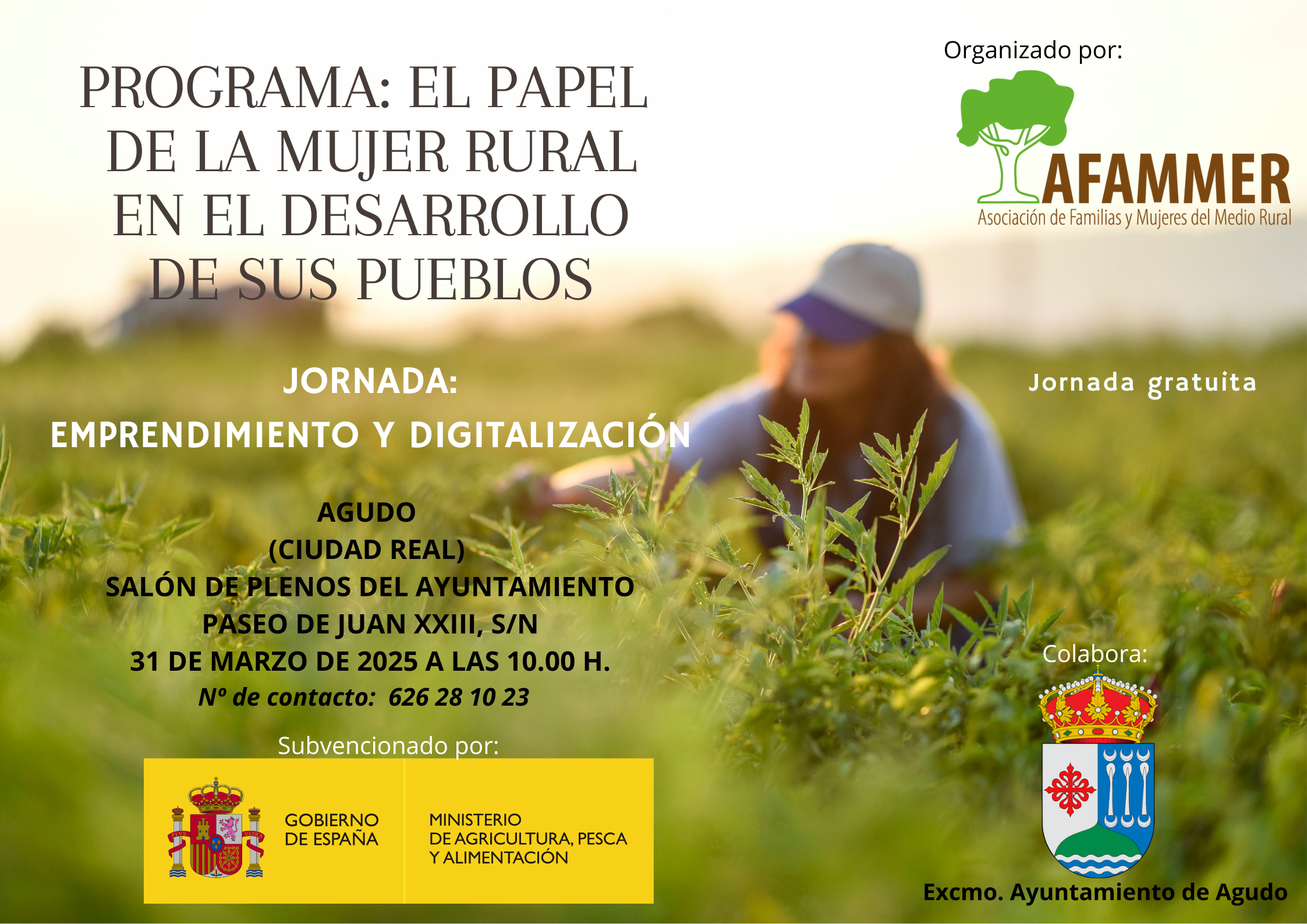 Jornada mujer rural de AFAMMER en Agudo
